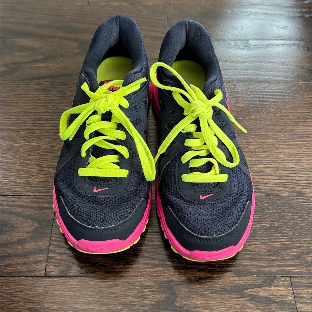 Nike Womens Revolution 2 Running Sneakers Blue Mesh Size 6.5 - Picture 3 of 7